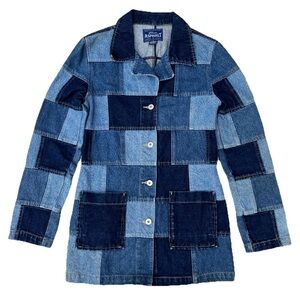Vintage Patchwork Denim Jacket